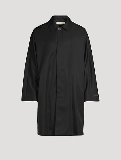 Nylon Wool Car Coat