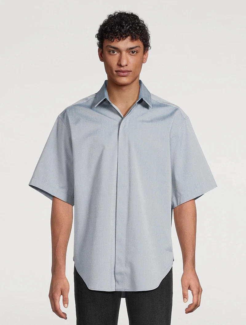 Short-Sleeve Oxford Shirt
