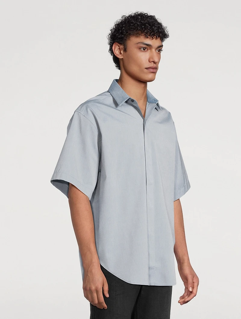 Short-Sleeve Oxford Shirt