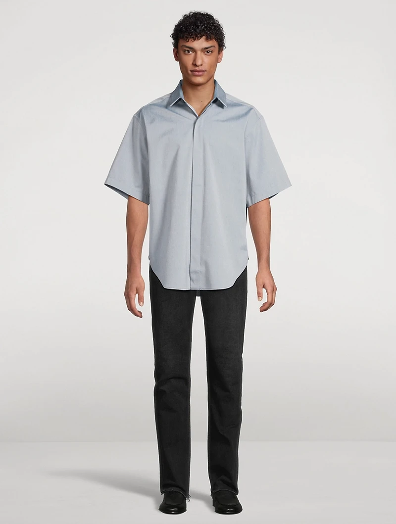 Short-Sleeve Oxford Shirt