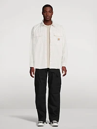 Hendry Striped Shirt Jacket