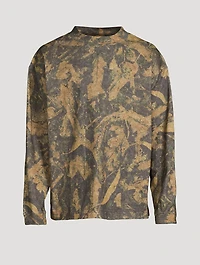 Relaxed Sweater Camouflage Print
