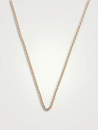 Wulu 16-Inch 18K Rose Gold Chain Necklace