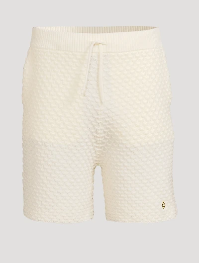 Textured Knit Shorts