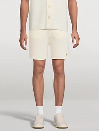 Textured Knit Shorts