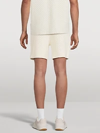 Textured Knit Shorts