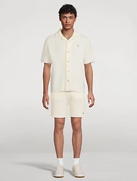 Textured Knit Shorts