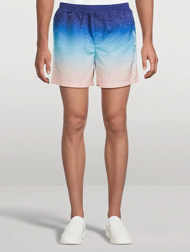 Jacquard Gradient Swim Shorts