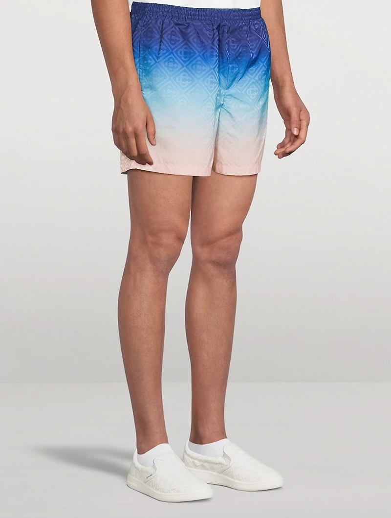 Jacquard Gradient Swim Shorts