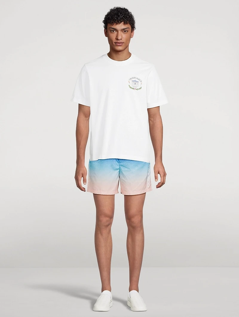 Jacquard Gradient Swim Shorts
