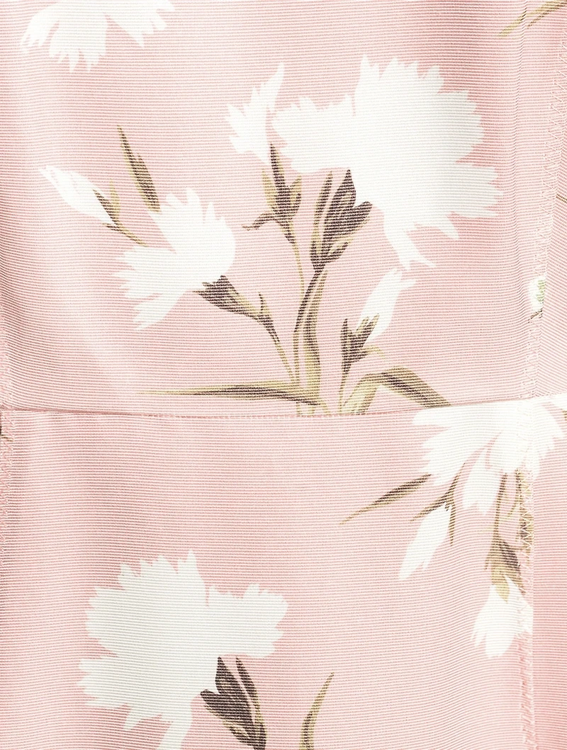 Faille Sheath Dress Floral Print
