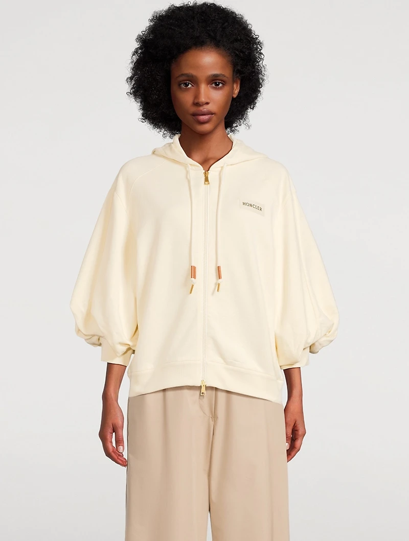 Puff-Sleeve Hoodie