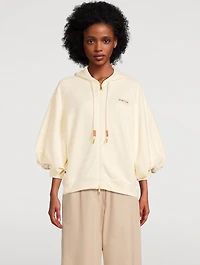 Puff-Sleeve Hoodie