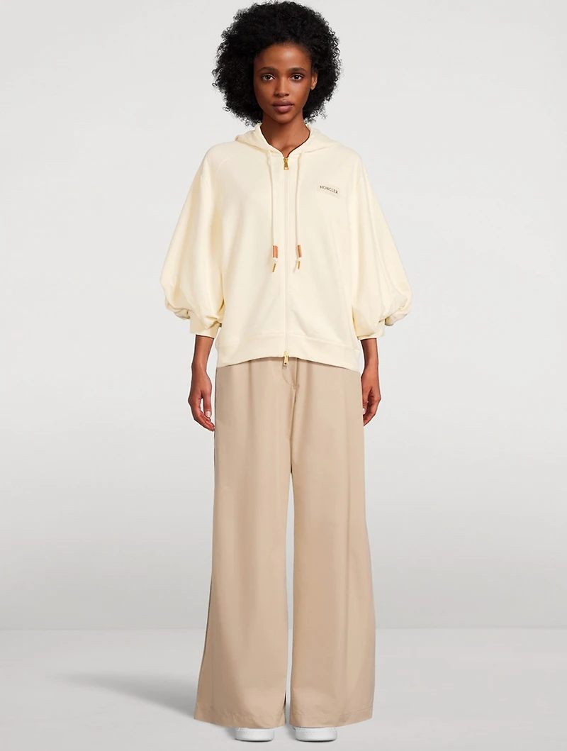 Puff-Sleeve Hoodie