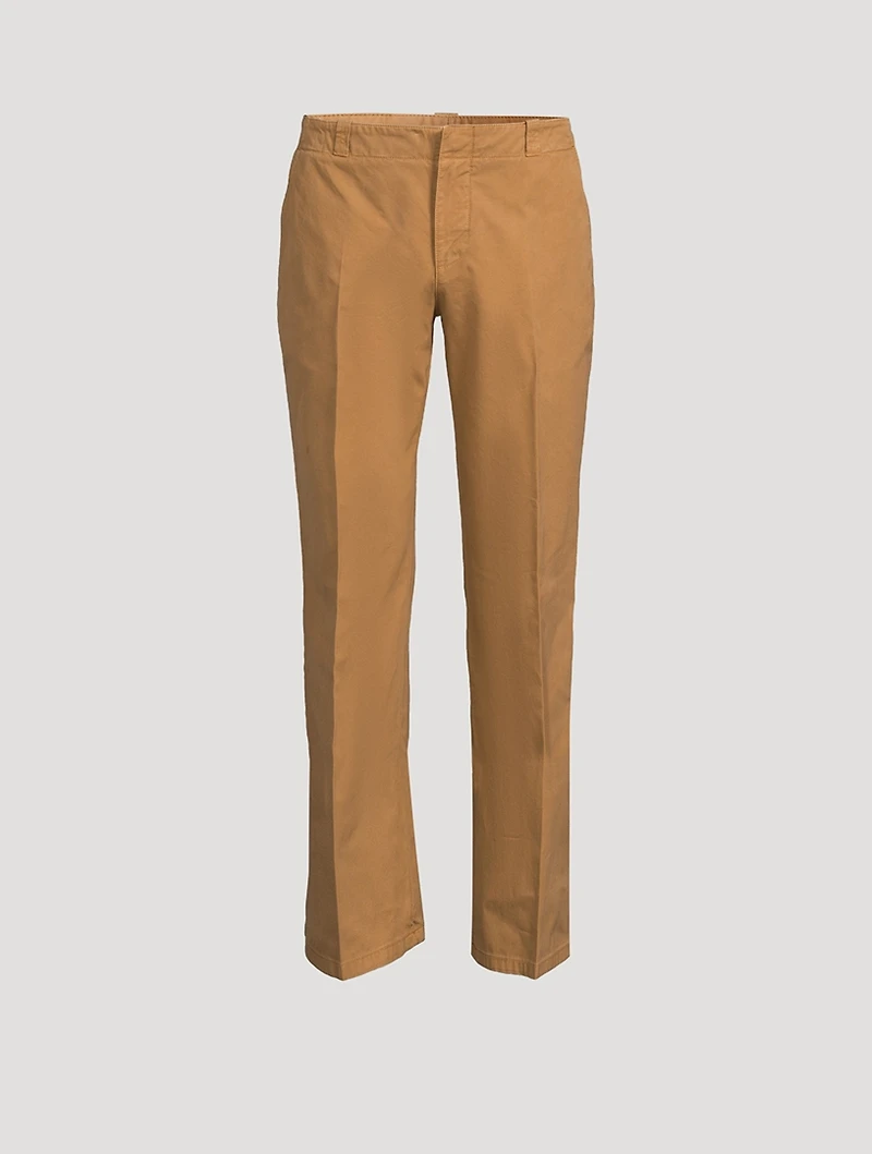 Straight-Leg Chino Trousers