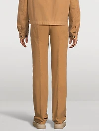 Straight-Leg Chino Trousers
