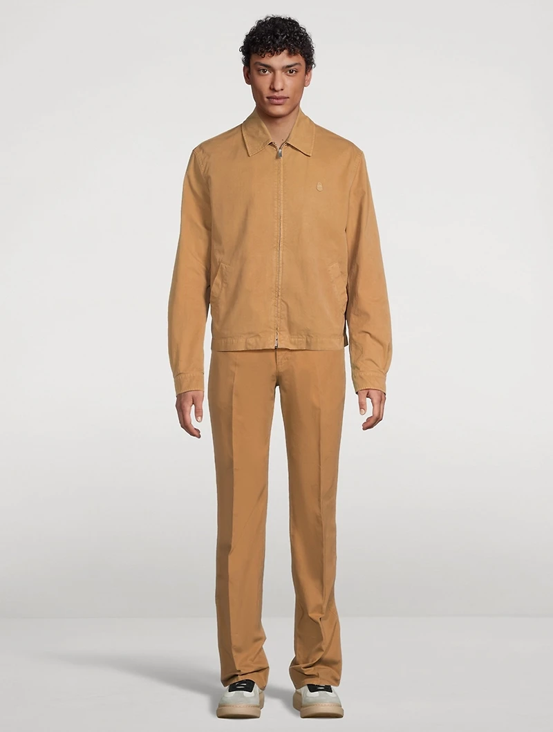 Straight-Leg Chino Trousers
