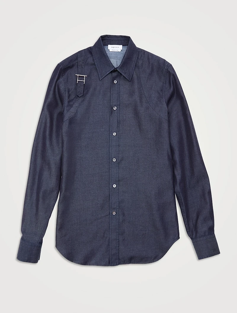 T-Bar Harness Denim Shirt