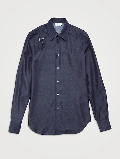 T-Bar Harness Denim Shirt
