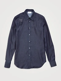 T-Bar Harness Denim Shirt