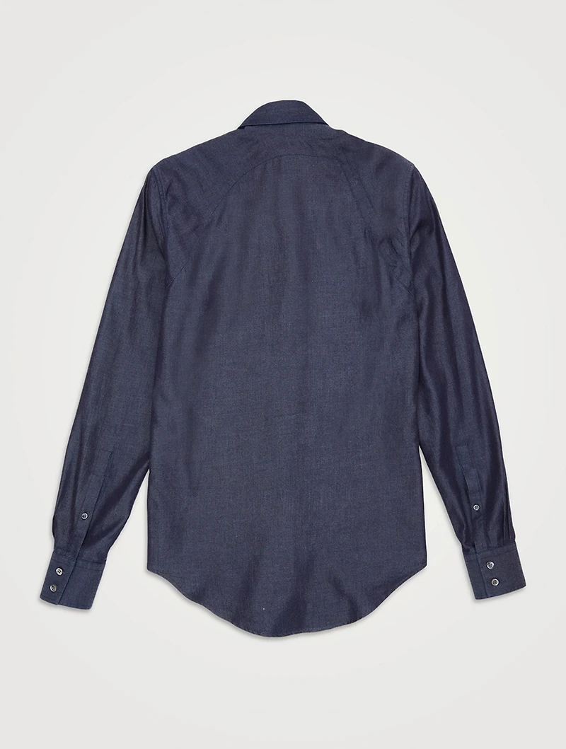 T-Bar Harness Denim Shirt