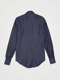 T-Bar Harness Denim Shirt