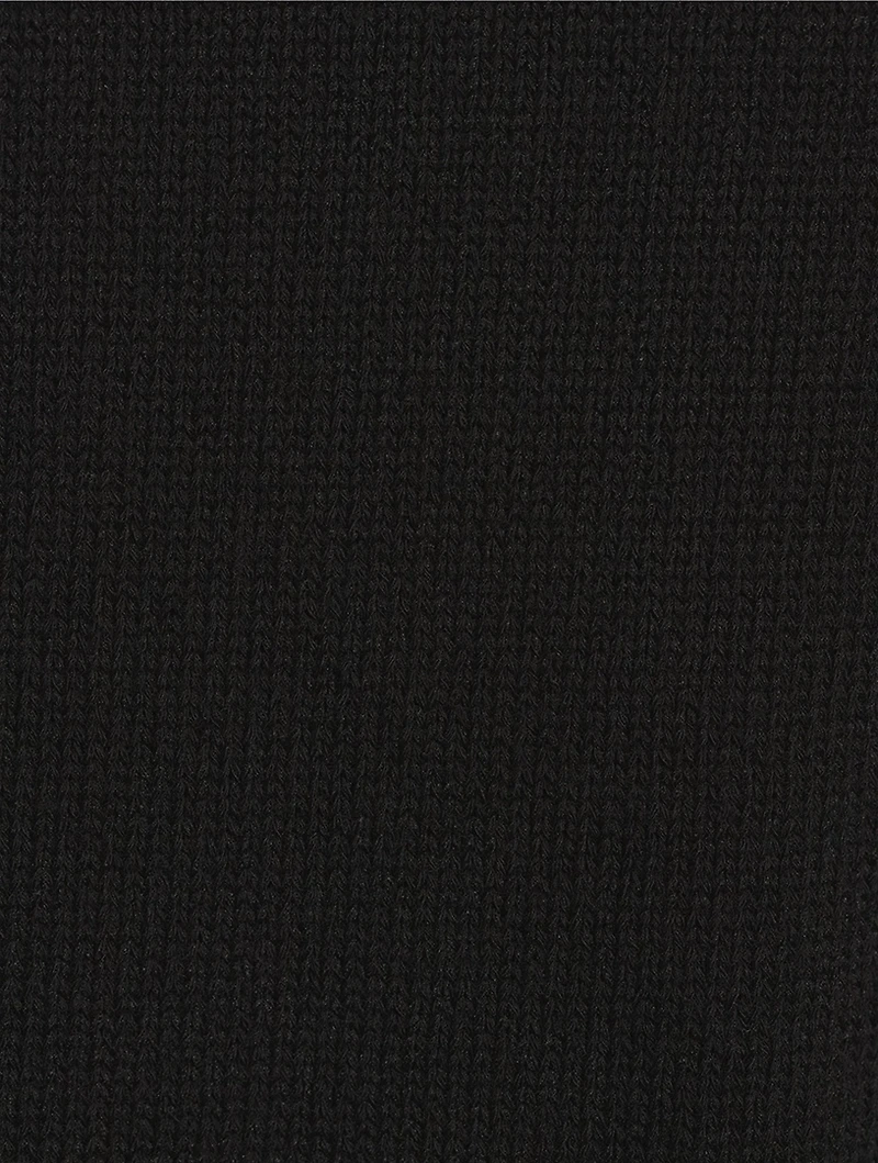 Mixed-Media Sweater With Shirt