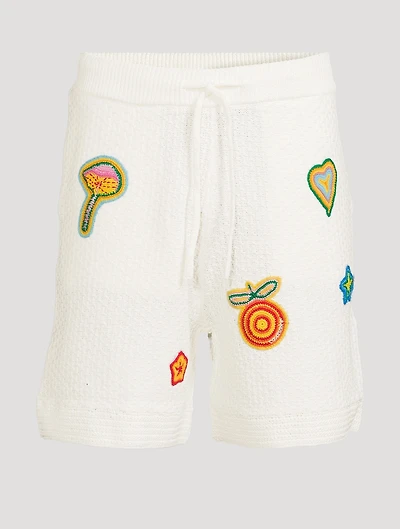 Motif Crochet Shorts