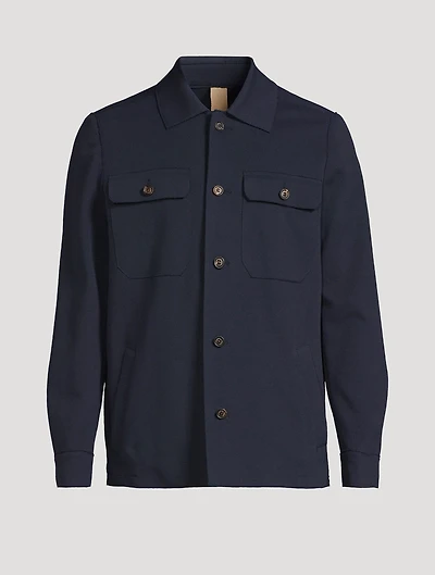 Laser-Cut Overshirt