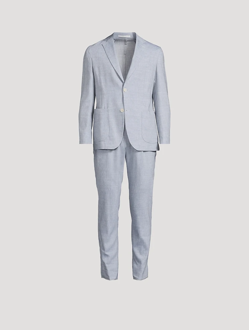 Linen And Wool Two-Piece Suit