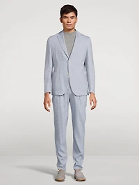 Linen And Wool Two-Piece Suit