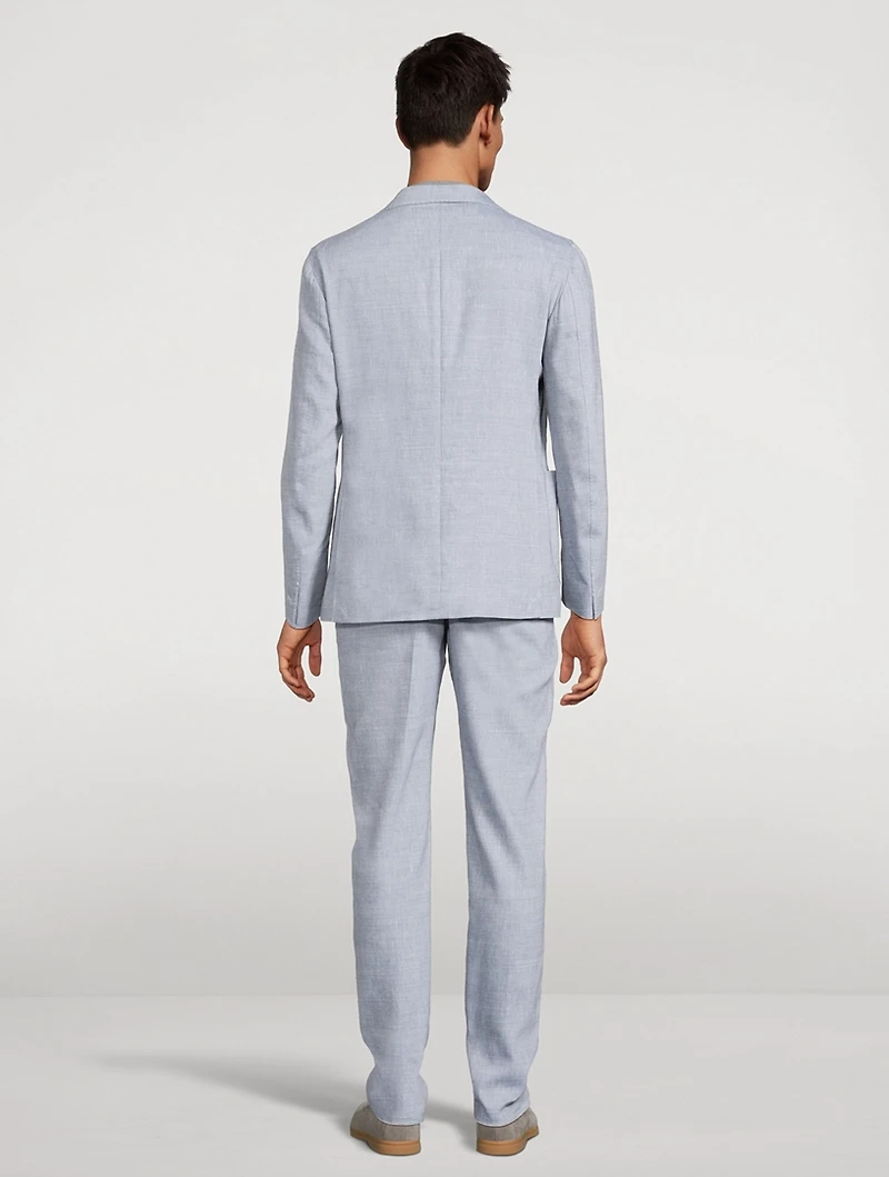 Linen And Wool Two-Piece Suit