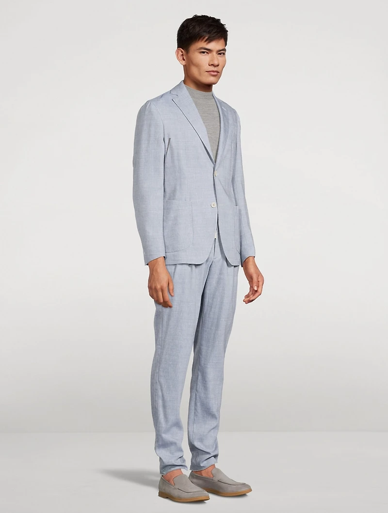 Linen And Wool Two-Piece Suit
