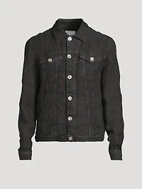 Linen Trucker Jacket