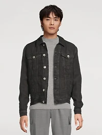 Linen Trucker Jacket