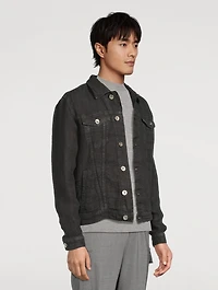Linen Trucker Jacket