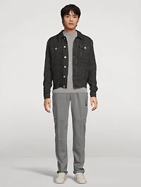 Linen Trucker Jacket