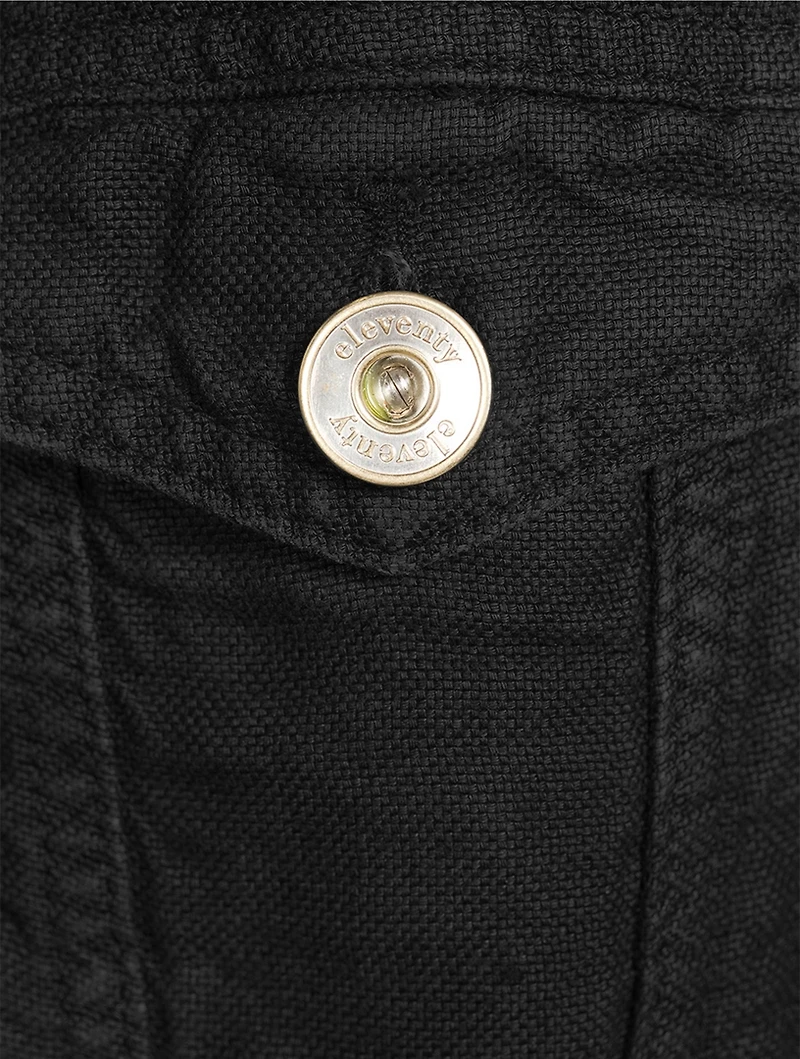 Linen Trucker Jacket