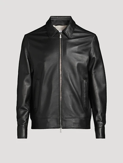 Leather Zip Jacket