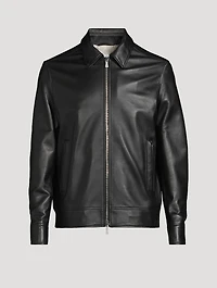 Leather Zip Jacket