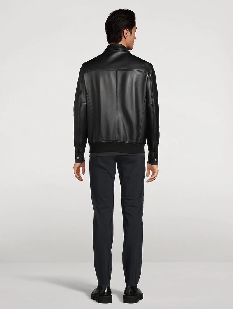 Leather Zip Jacket
