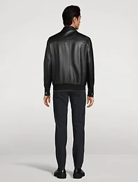 Leather Zip Jacket