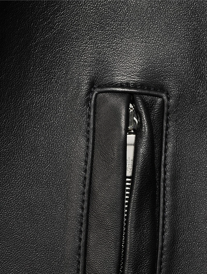 Leather Zip Jacket