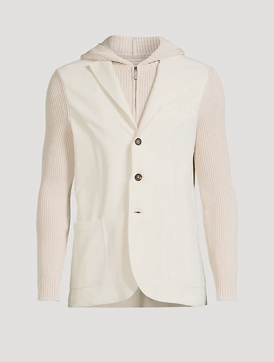 Mixed-Media Jacket