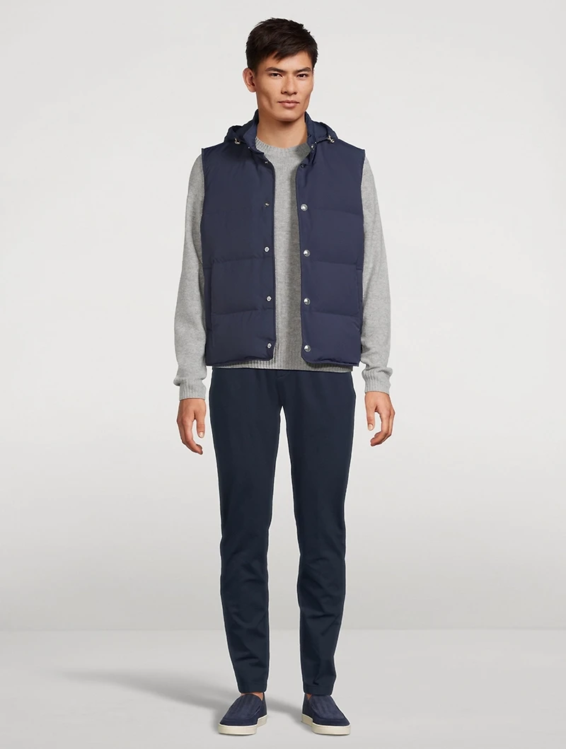 Hooded Down Vest