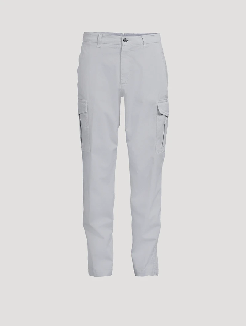 Stretch Cotton Cargo Pants