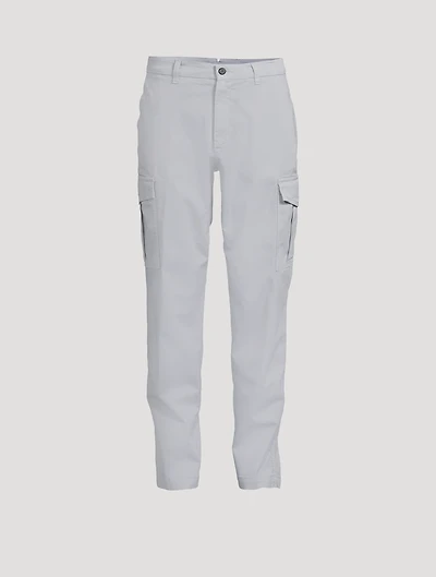 Stretch Cotton Cargo Pants