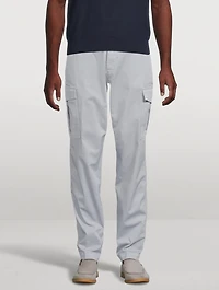 Stretch Cotton Cargo Pants