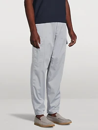 Stretch Cotton Cargo Pants