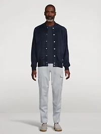 Stretch Cotton Cargo Pants